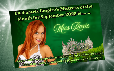 Mistress of the Month For September Is… Me!